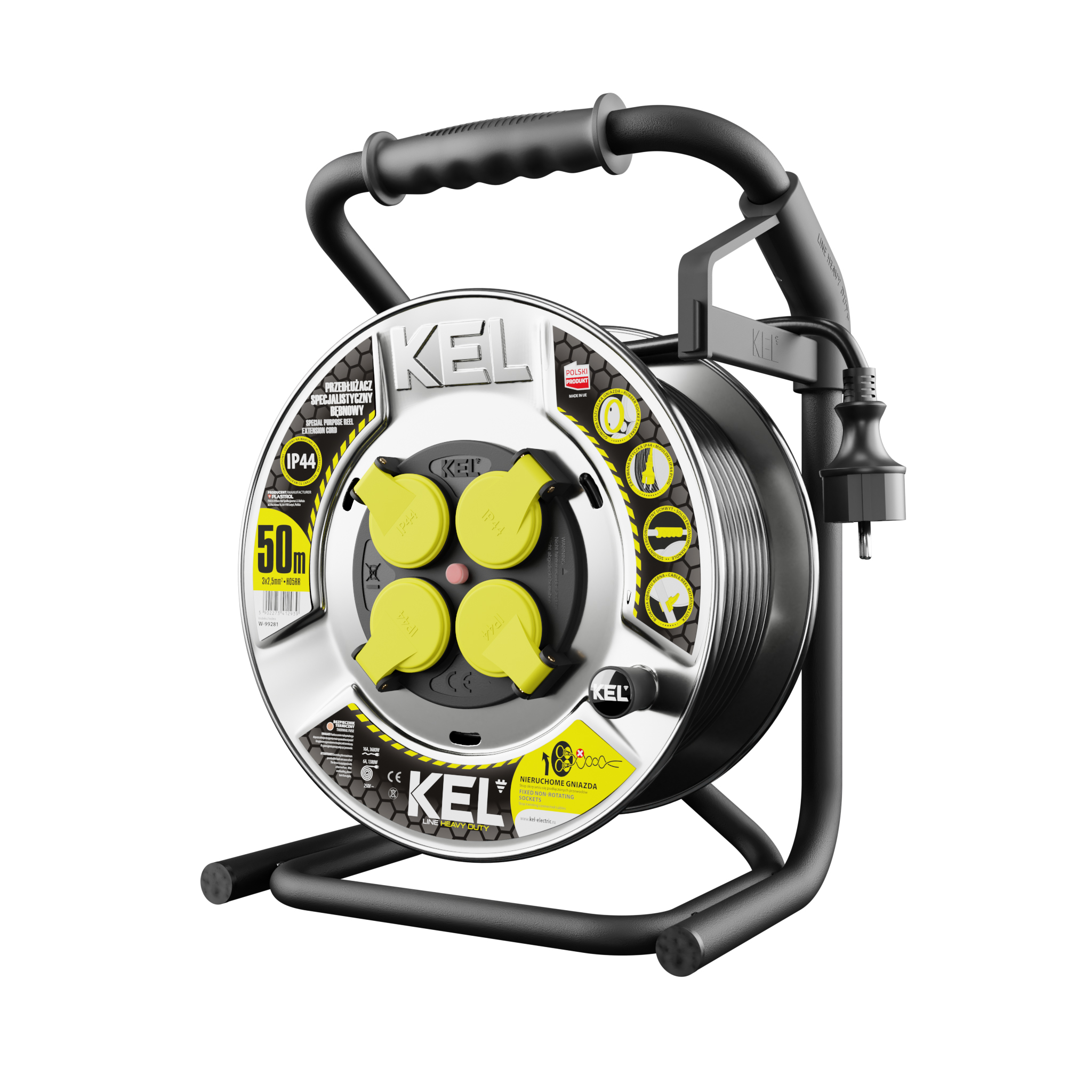 W-99281_04 Znakowany przedłużacz bębnowy - obrazek 3