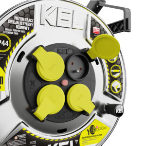 Znakowany przedłużacz bębnowy