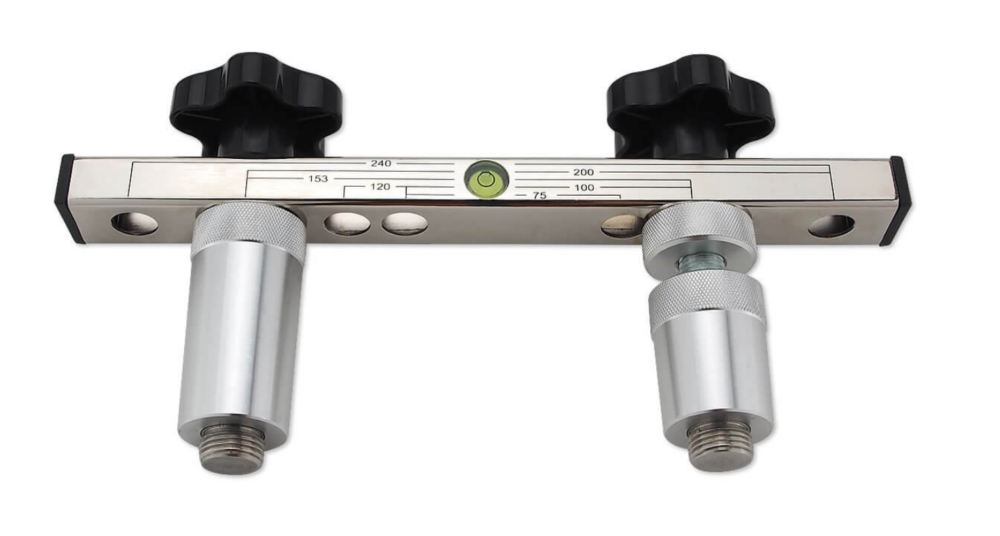 Poziomica do prawidłowego osadzania kolan w ściane Poziomica do prawidłowego osadzania kolan w ściane